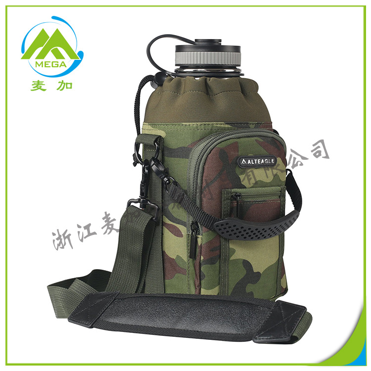 高品质专柜同款64oz--1800ML 防水布袋, 旅行保温杯迷彩背包