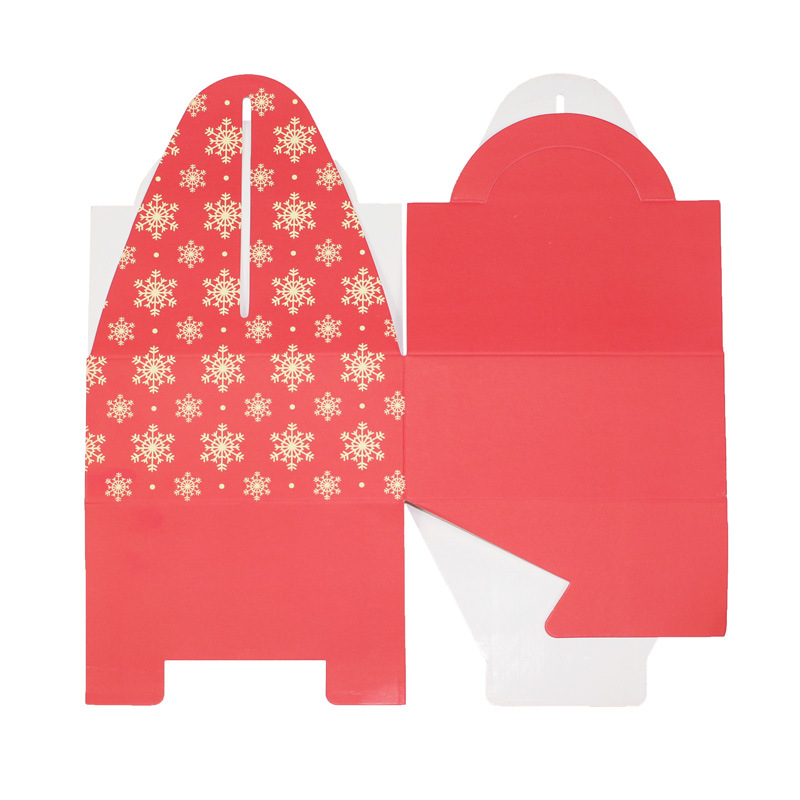 Flor de primavera Otoño Luna embalaje para hornear 4 tabletas 63-80g caja de pastel de Luna portátil caja de pastelería occidental Caja de galletas 10 piezas