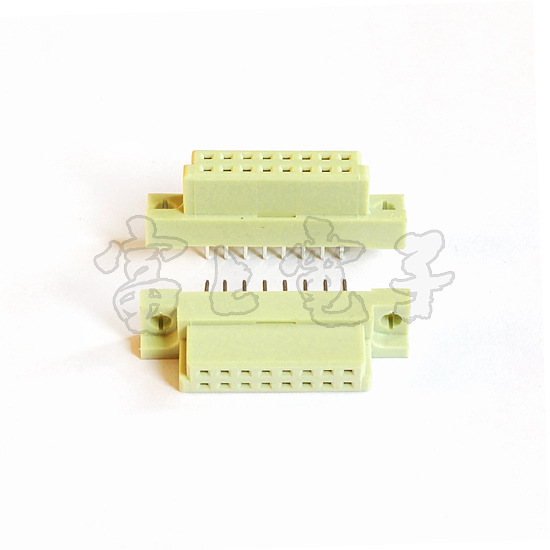 DIN41612连接器 PH2.54 16Pin 母座 （A+B）双排180度直针