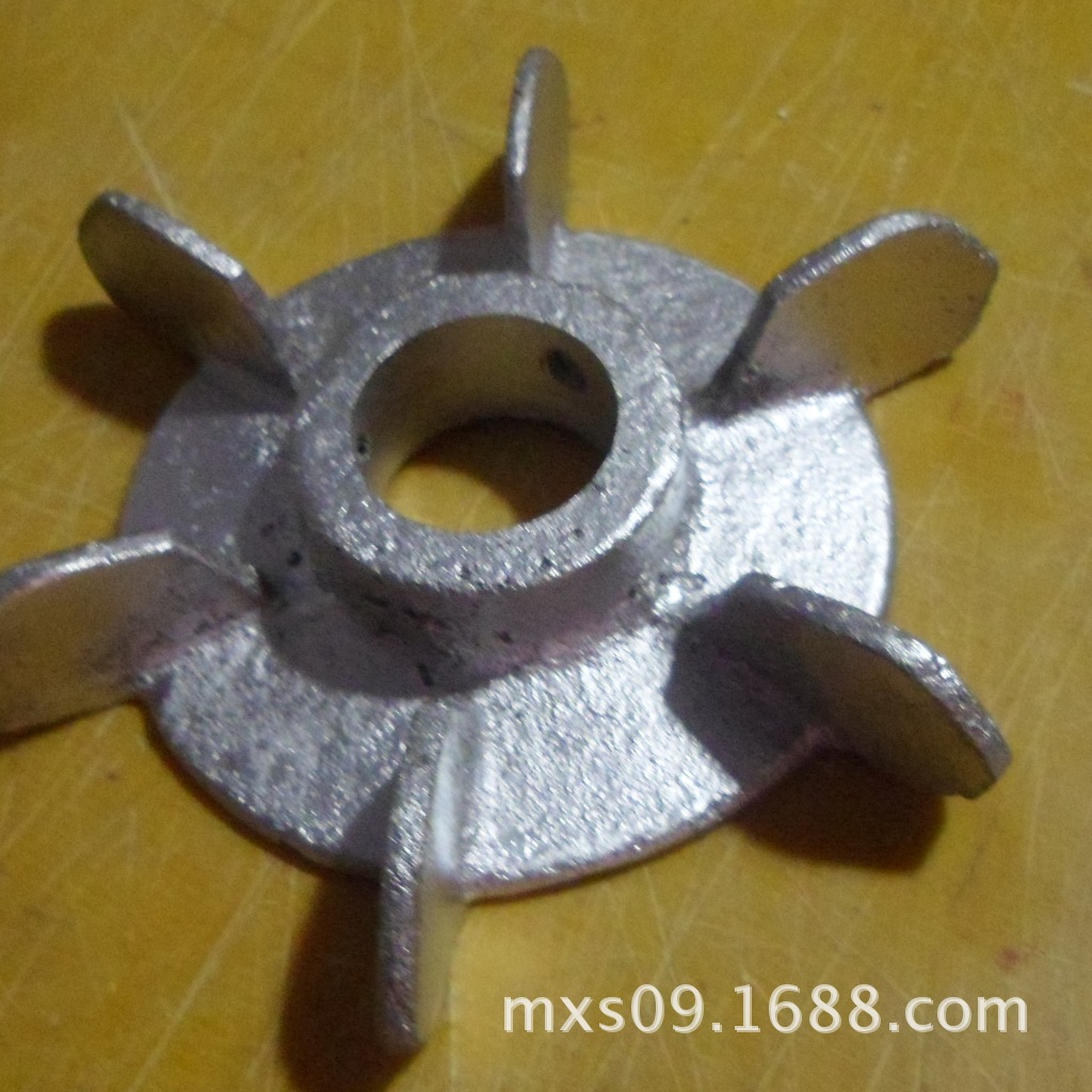 厂家供应内径25外径110毫米的6个叶片的铝风叶 风叶