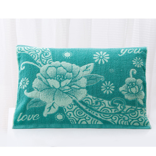 Manufacturer wholesale old-fashioned pure cotton pillow towel soft towel material four seasons household pillow towel street stall supermarket labor insurance pillow towel