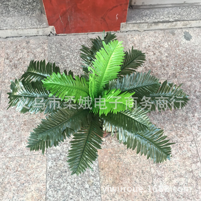 仿真大铁树叶 仿真波斯叶 植物波斯草蕨类假草花家树 工程厥草厥