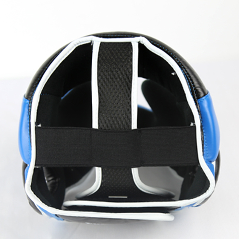 ZTTY casco de boxeo PU protector de cabeza de boxeo profesional Muay Thai equipo de protección de cabeza de lucha protector de cabeza Sanda de absorción de impactos reforzado