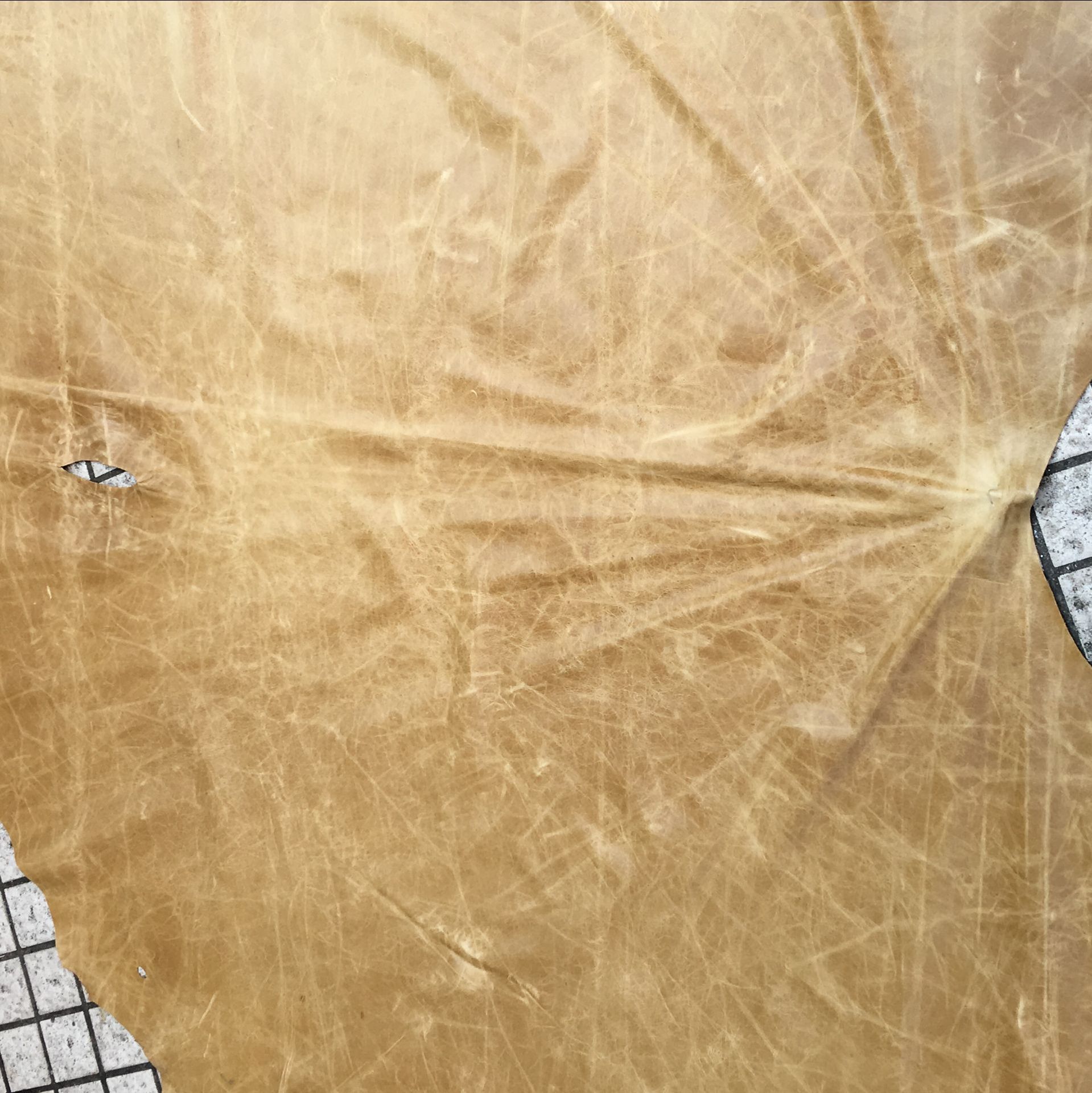 意大利油蜡皮 重油蜡 整张皮料 牛皮面料 沙发皮 土黄色