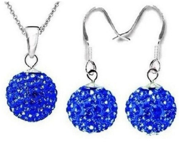 10mm AB barro completo diamante bola O-cadena cristal Shambhala traje oído gancho collar transfronterizo