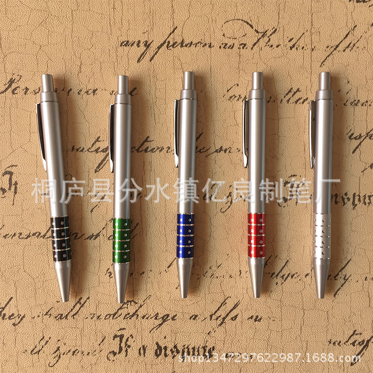 Presione bolígrafo personalizado bolígrafo de plástico Presione bolígrafo personalizado logotipo