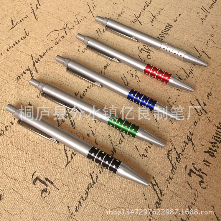 Presione bolígrafo personalizado bolígrafo de plástico Presione bolígrafo personalizado logotipo