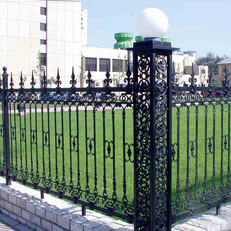 铸铁护栏铁艺栏杆1.5米现货充足工厂直发建筑护栏配件景区围墙