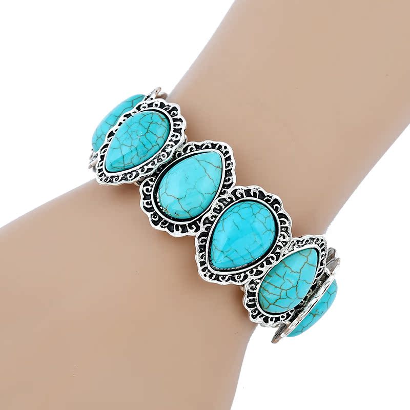 Retro elastic accessory drop-shaped