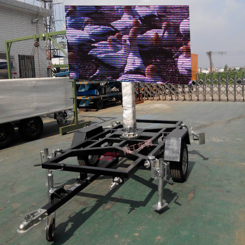 移动广告牌交通警示牌拖车 流动广告宣传车 VMS Trailer