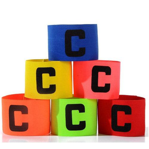 Captain's Armband Football C Logo Anti-off Sleeve Tape Elastic Armband Armband Football Equipment