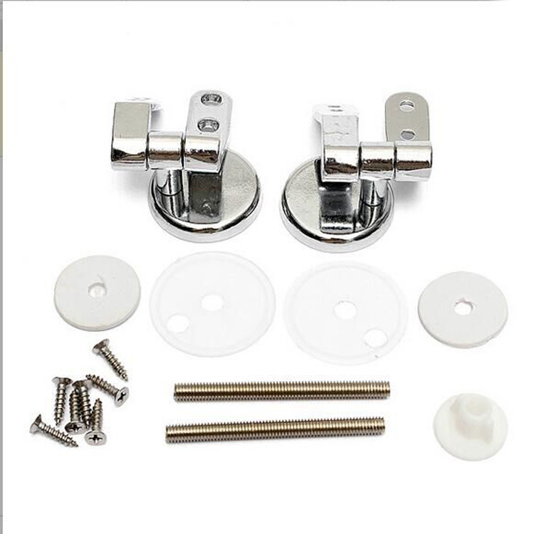 Bisagra para asiento de inodoro, accesorios de aleación de zinc para baño, hotel, casa de huéspedes, inodoro, accesorios metálicos para inodoro, comercio exterior