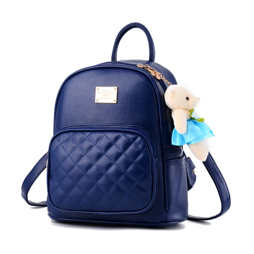  Autumn and Winter New Large Capacity Casual Backpack Korean Style Trendy Fashion Ladies Bag Bear School Bag One Piece Dropshipping