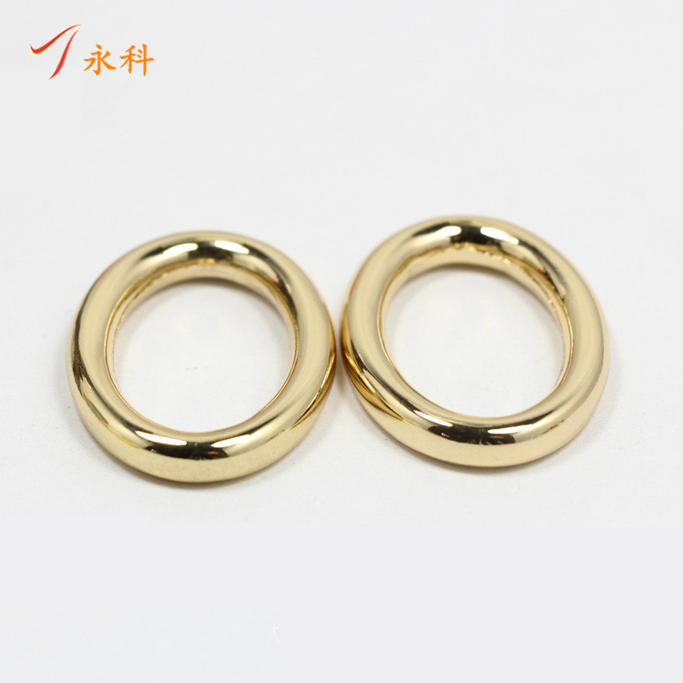 箱包五金配件金属圆圈合金弹簧圈1寸椭圆形开口登山扣 五金蛋形扣