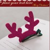 Children's accessory, cartoon festive hairgrip, red jewelry, wholesale, Birthday gift