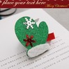 Children's accessory, cartoon festive hairgrip, red jewelry, wholesale, Birthday gift