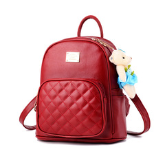 2023 Autumn and Winter New Large Capacity Casual Backpack Korean Style Trendy Fashion Ladies Bag Bear School Bag One Piece Dropshipping