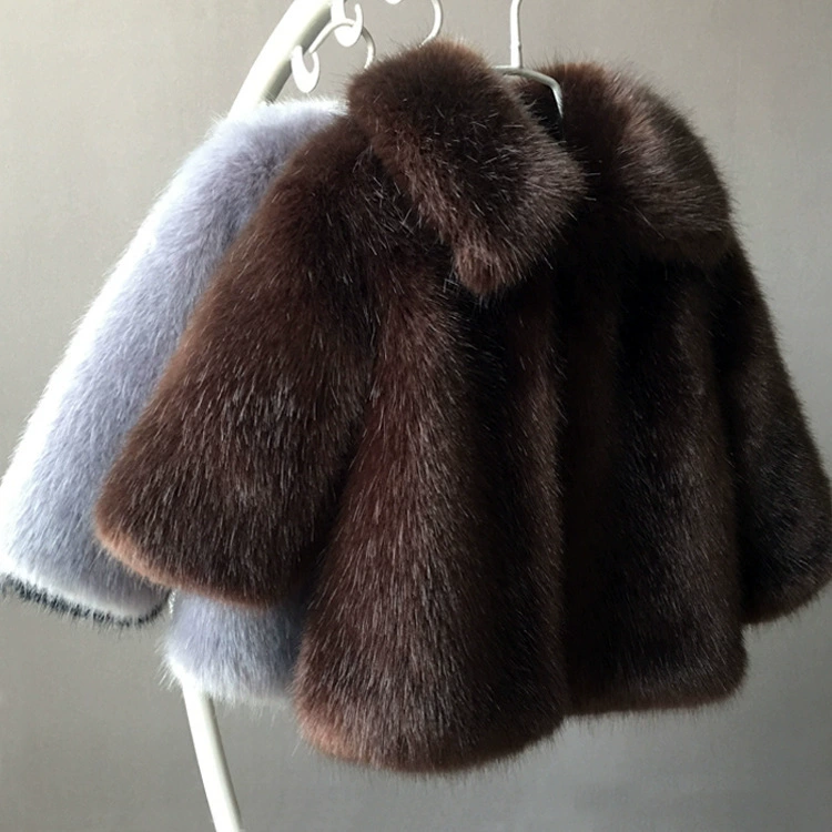 Новая детская одежда осень-зима 2025: меховые куртки для мальчиков и девочек, утепленные хлопковые пальто для малышей, детские шубы из искусственного меха