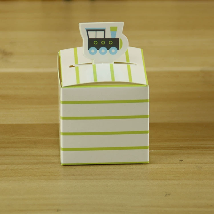 Новая маленькая коробка для конфет с поездом, креативная коробка для конфет в европейском стиле, детская коробка для конфет в полнолуние, однолетняя