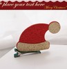 Children's accessory, cartoon festive hairgrip, red jewelry, wholesale, Birthday gift