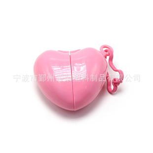 Pet garbage bag distributor wheat straw dog toilet carrying organizer heart-shaped factory direct sales