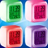Three battery version colorful alarm clock mood changing color clock colorful clocks creative colorful color change color change alarm clock