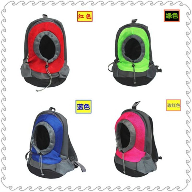Nueva mascota mochila para mascotas mochila gato y perro pecho mochila conveniente bolsa de viaje ventas directas de la fábrica