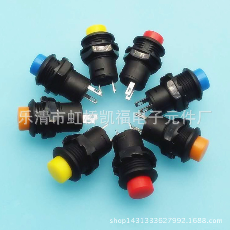 供应DS-428/425A 红色 DS428 圆形按钮开关 带锁 自锁开关