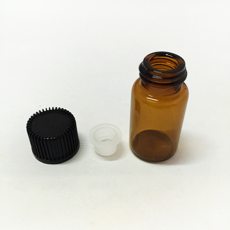 厂家直供批发 精油瓶1ml  2ml  3ml小样瓶 精油瓶+ 细纹盖+内塞