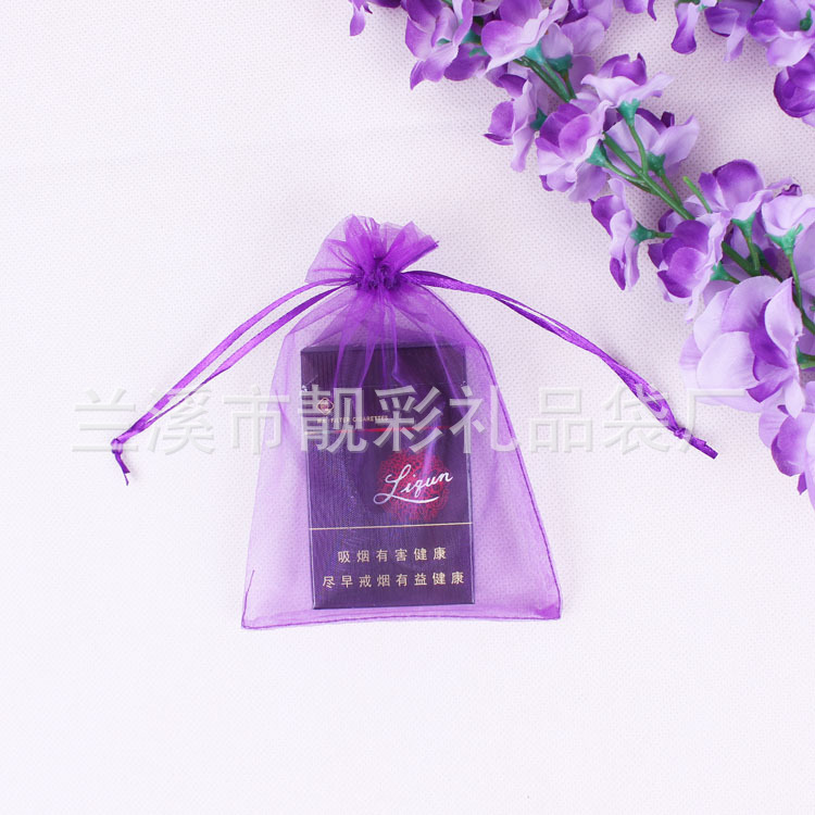 兰溪厂家直销纱袋工艺品珍珠纱袋香包袋透明小纱袋长期批发7*9