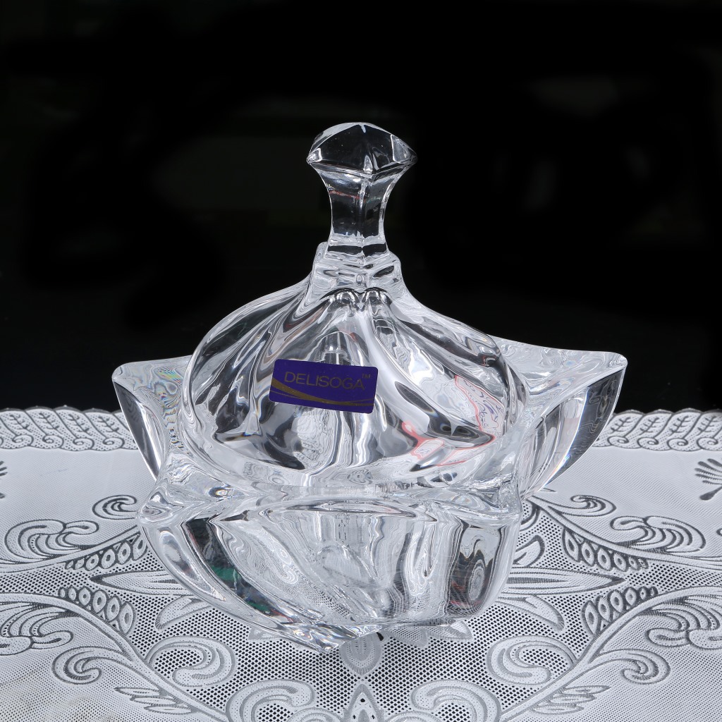 批发海星系列大号透明玻璃糖缸糖果罐储物收纳罐干家居摆件