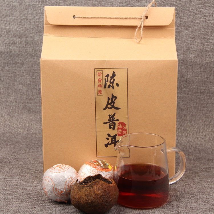 Wholesale Xinhui specialty orange Pu'er tea five years chen pi Pu'er tea Peiyu jujube fragrant orange Pu'er tea 800g Wholesale Xinhui specialty orange Pu'er tea five years chen pi Pu'er tea Peiyu jujube fragrant orange Pu'er tea 800g