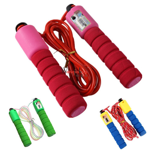 Rubber counting skipping rope sponge set digital skipping rope high school entrance examination competition competitive skipping rope for adults and children fitness skipping rope