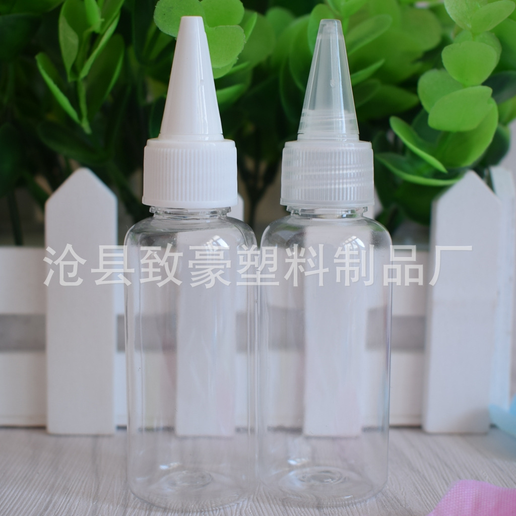 现货销售30ml尖嘴瓶透明pet塑料瓶沙画瓶油墨瓶30ml小容量瓶子