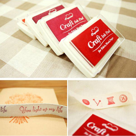 Wholesale Seal Inkpad Wedding Special Large Inkpad Finger Inkpad 15 Color Inkpad Color Decorative Stamp Printing Oil
