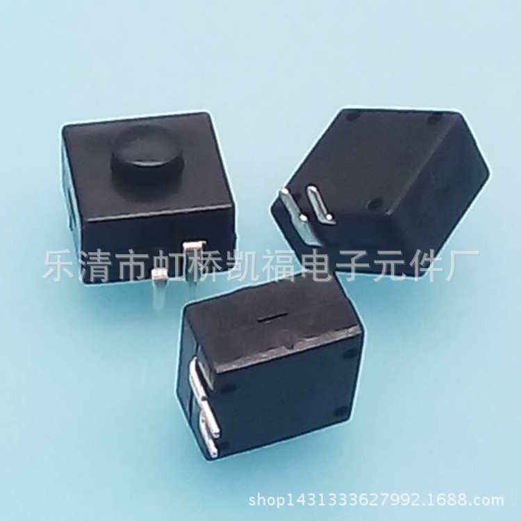 供应手电筒开关一开一关按钮开关12X12按钮开关2开1关