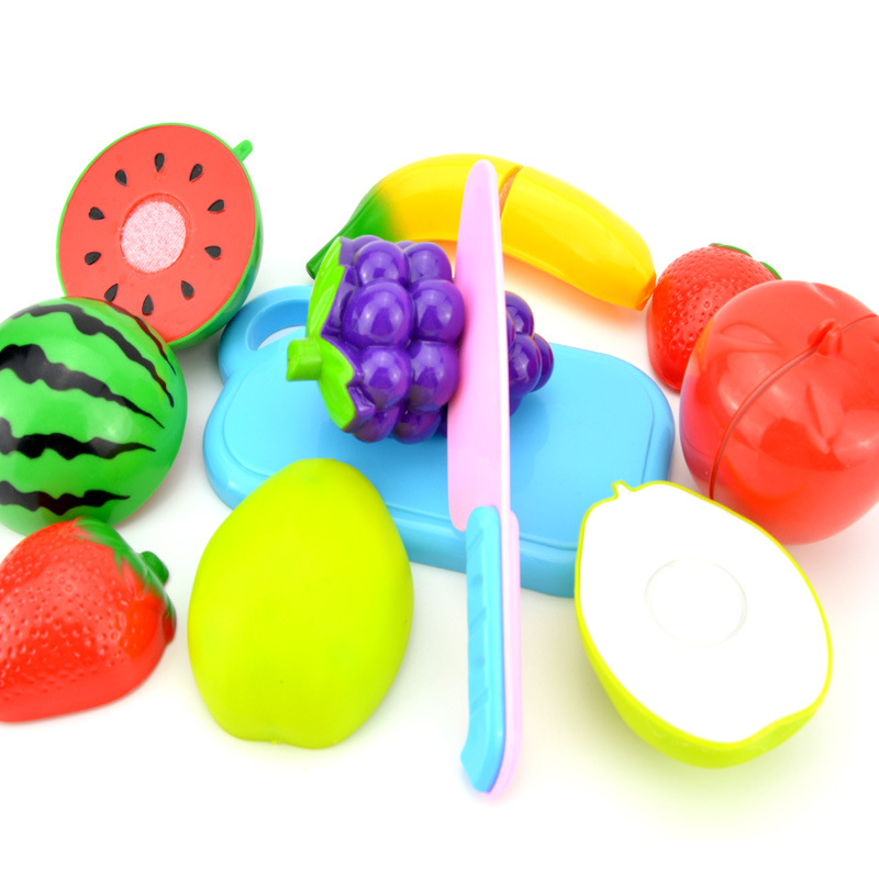 Children's cutting vegetables and fruits cutting toys girls baby play house simulation cutting suit wholesale