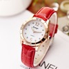 Fashionable swiss watch, quartz belt for leisure, Korean style