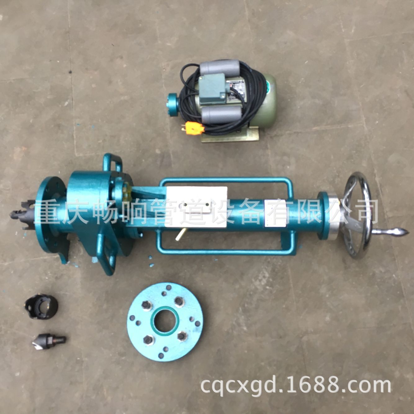 管道带压开孔机 不停水开孔电动DZ50-100带压开孔