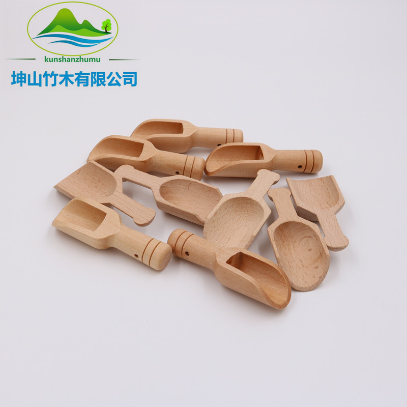 Cuchara de sal pequeña Cuchara de té de leche en polvo Cuchara de sal de madera Cuchara de sal de baño Cuchara de madera pequeña Cuchara de sal de baño de leche en polvo Cuchara de alimentos