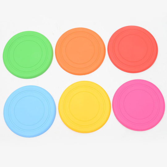 Silicone Soft Frisbee Pet Bite Resistant Frisbee Dog Dog Special Training Toy Golden Hair Border Animal Husbandry Teddy UFO