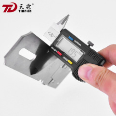 Stainless steel door hook can be equipped with a lockable security plate for anti-theft door safety latch thickened plate material