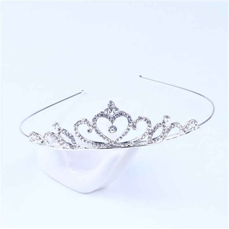 Nueva Boda nupcial accesorios tocado moda popular rhinestone corona diadema tocado fábrica al por mayor