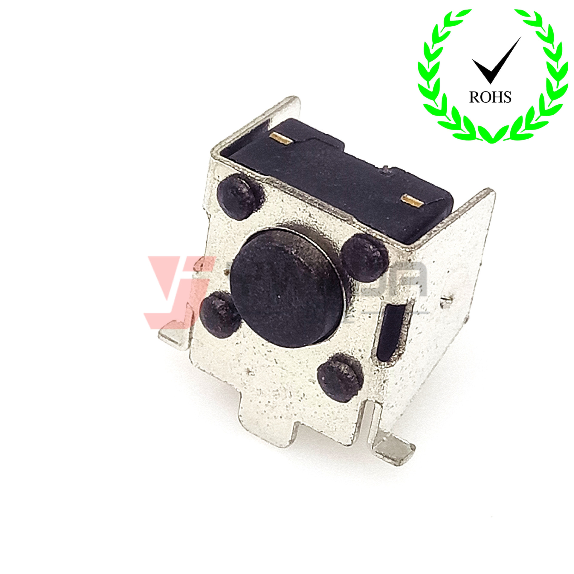 轻触开关贴片支架开关侧按6*6*4.3支架全贴防水按键开关厂家批发