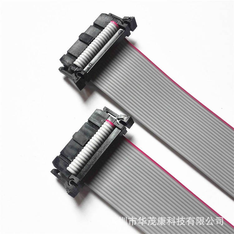 厂家直销IDC灰排线UL2651母对母连接线全铜镀金耐高温黑色蝴蝶扣|ms