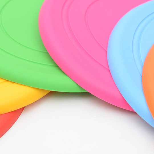 Silicone Soft Frisbee Pet Bite Resistant Frisbee Dog Dog Special Training Toy Golden Hair Border Animal Husbandry Teddy UFO