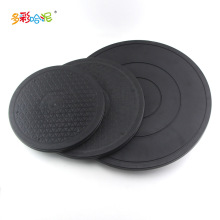 跨境亚马逊塑料转盘陶艺陶泥泥塑油泥雕塑转台平面转盘双面用25CM