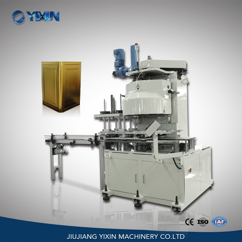 益鑫科技供应高速八滚轮自动封罐机 制罐设备 制罐机械 制桶设备