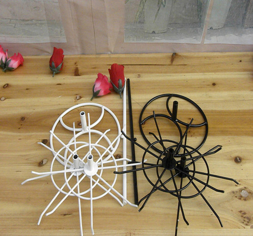 Dan Yuan Creative Iron Two-Layer Shelves, Necklace Bracelet Cosmetics Lipstick Accessory Display Rack, Jewelry Rack
