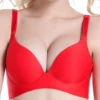 Red wireless bra